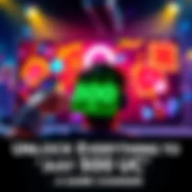 A gamer excitedly unlocking exclusive features on a screen using 500 UC