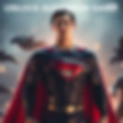 Superman character ready to be unlocked in a video game alongside a movie release
