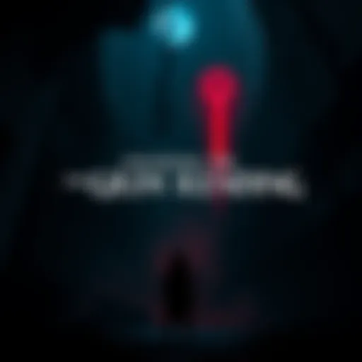 A player character in Don't Fear the Grim Reaper stands in a dark, mysterious environment while contemplating choices to reach the secret ending.