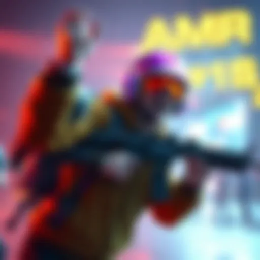 A gamer celebrating after unlocking AMR with the M4, showing excitement and strategy in gameplay.