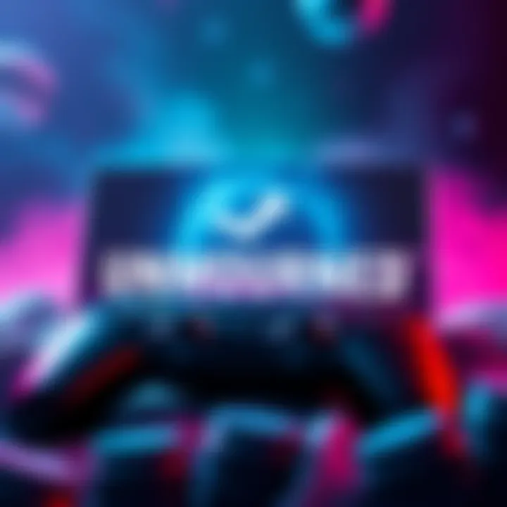 Graphic showing a giveaway for the UNMOURNED game with a Steam logo, featuring vibrant colors and a game controller.