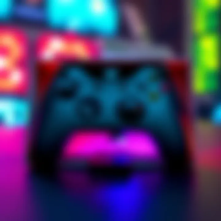 Unopened Xbox controller with surprise inside An unopened Xbox controller box with a surprise item inside, creating curiosity among gamers.