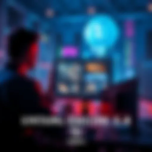 Developers looking at a computer screen displaying new features of Unreal Engine 5.8
