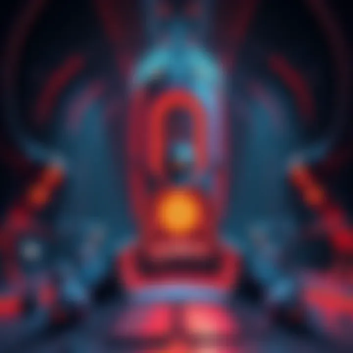 An immersive illustration capturing the essence of Unreal Tournament's lasting impact on gamers