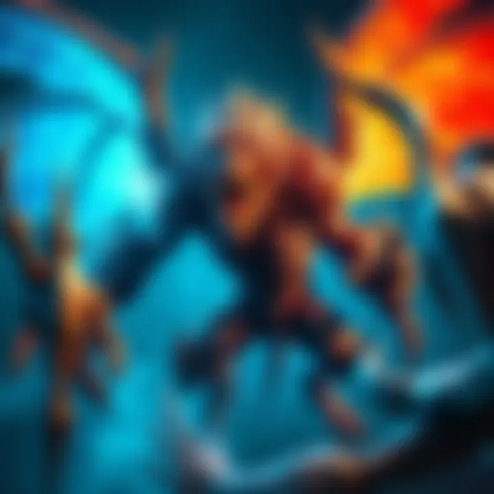 Concept art of unreleased game monsters, showcasing varied designs and features