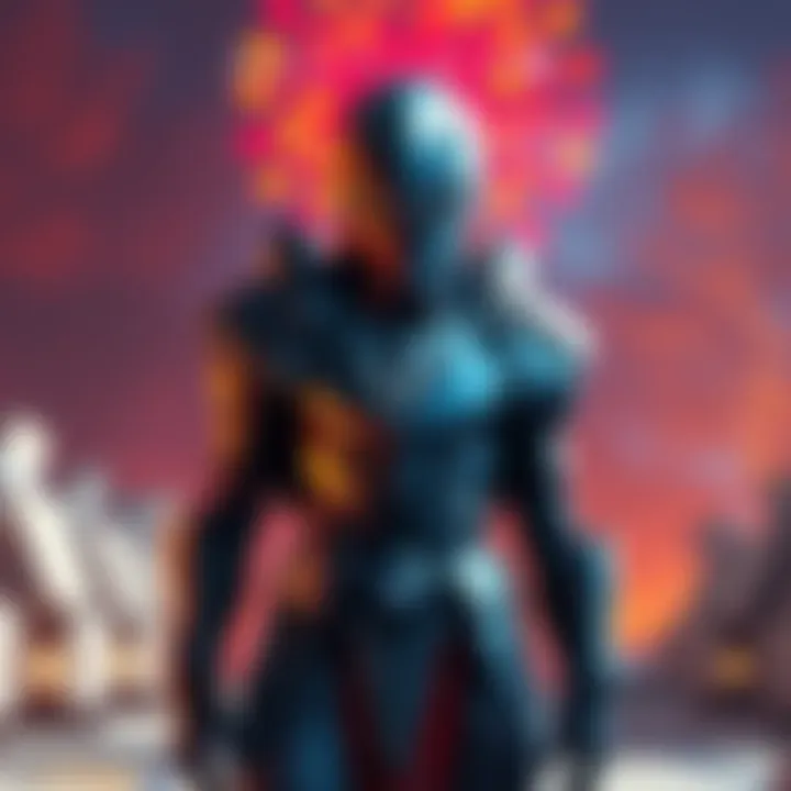 Untethered Edge Armor Set A new player in Destiny 2 wearing the Untethered Edge Armor set, showcasing its sleek design and shining details in a vibrant game environment.