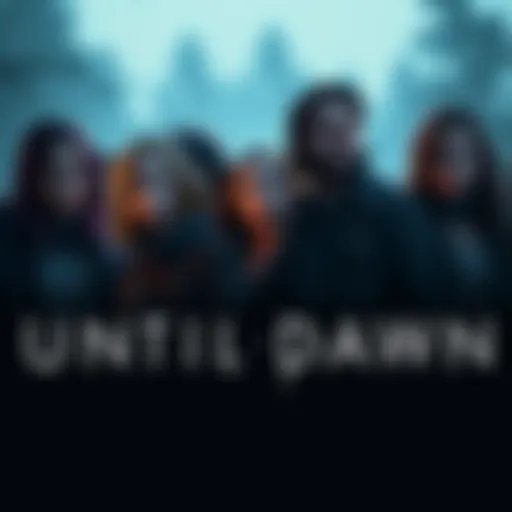 Characters from Until Dawn standing together, some looking relieved while others appear worried, reflecting on their survival after the game.