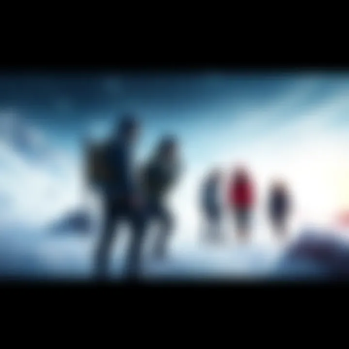 Until Dawn Movie Scene A scene from the Until Dawn movie showcasing the characters in a snowy mountain setting, emphasizing their interactions and tension.