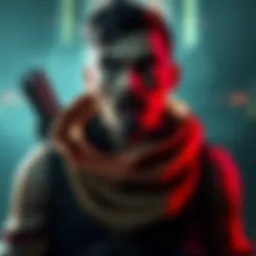 A screenshot showing a character named Amnesty from the unused audio in Sgaile, with a curious expression and a hint of mystery.
