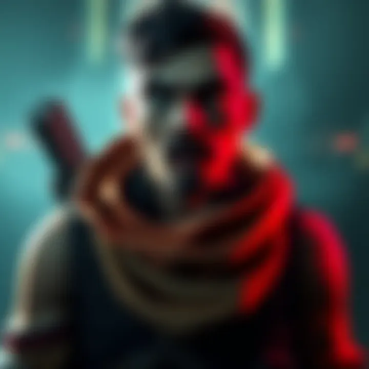 A screenshot showing a character named Amnesty from the unused audio in Sgaile, with a curious expression and a hint of mystery.