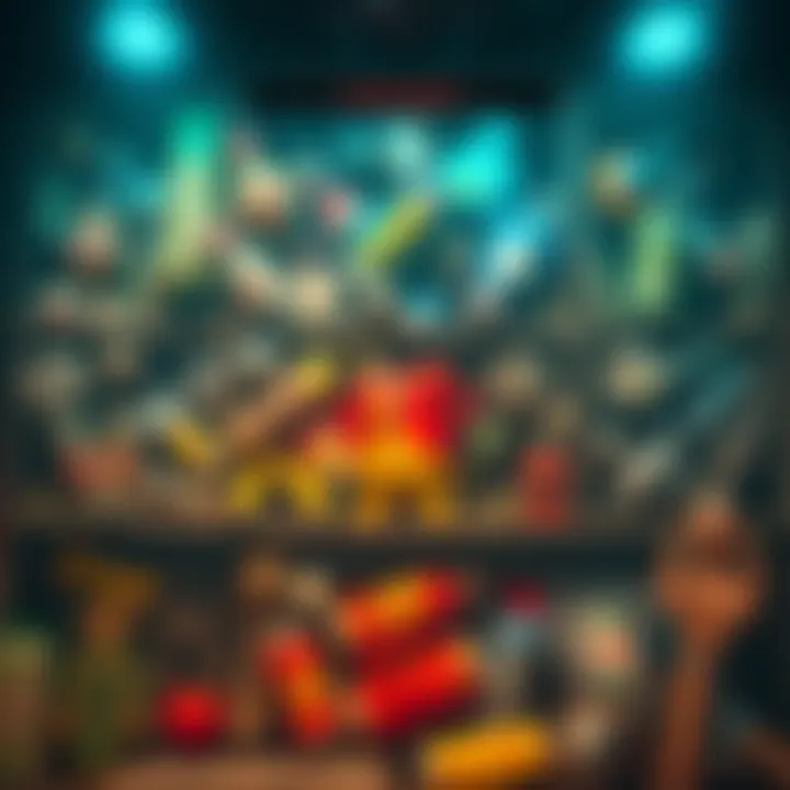 Unused consumables in a Souls game inventory A gaming screen showing a crowded inventory filled with various consumables and items, highlighting the neglected consumables in a Souls game.