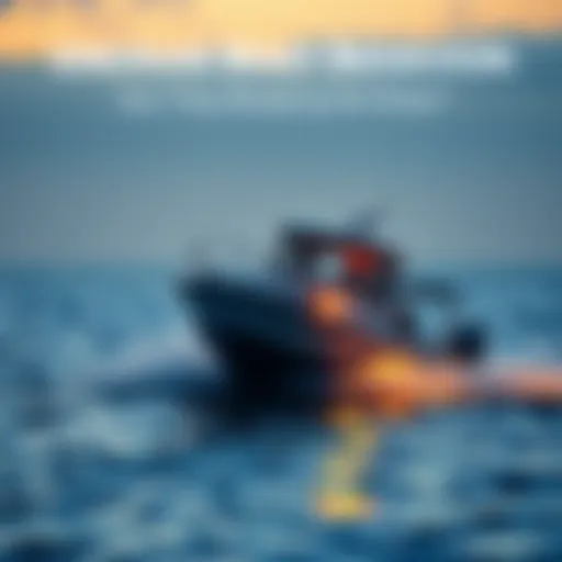 A boat making an unexpected turn on the water, raising questions about its behavior and safety