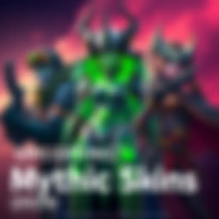 Upcoming Mythic Skins for Game Characters Artwork featuring Soldier, Illari, Mauga, Genji, and Ana showcasing their new mythic skin designs for 2026