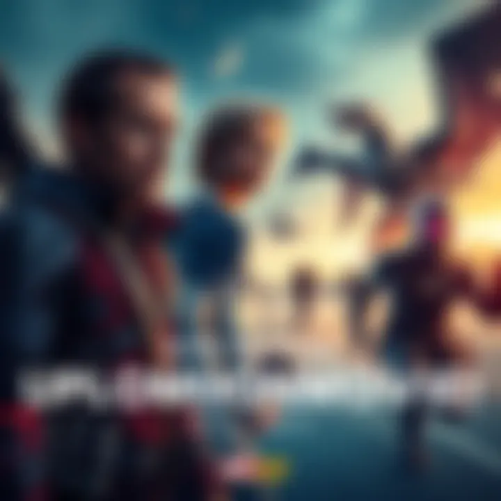 A poster featuring characters from the upcoming movie, hinting at connections to a video game and new story elements.