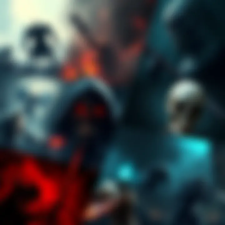 A collage of scenes from various upcoming soulslike games showcasing intense battles and dark environments