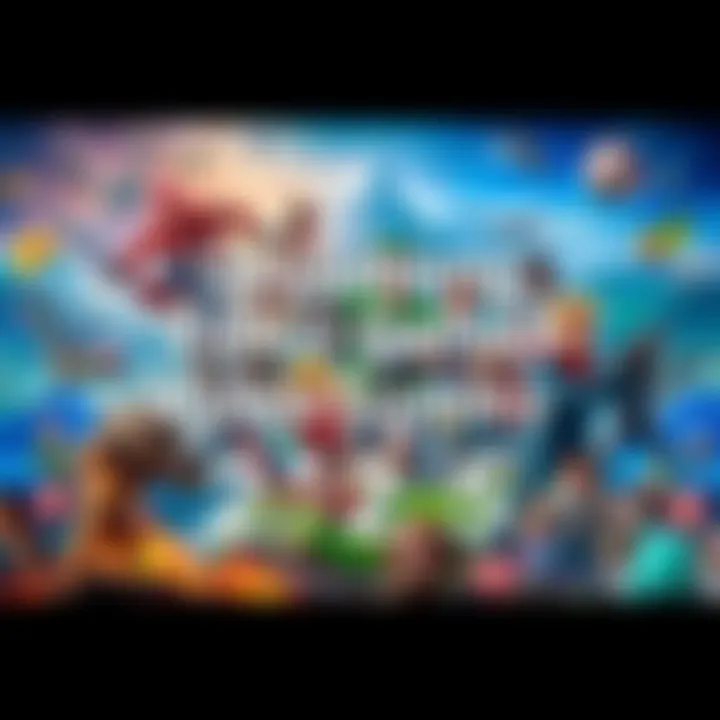 A colorful collage of various video game characters and landscapes representing excitement for upcoming releases in 2025.