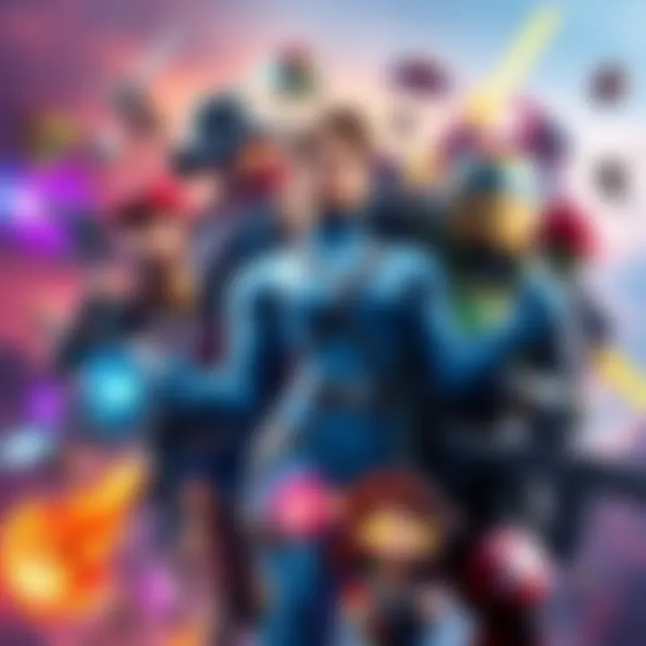 A collage of various characters and scenes from anticipated video games releasing in 2025.