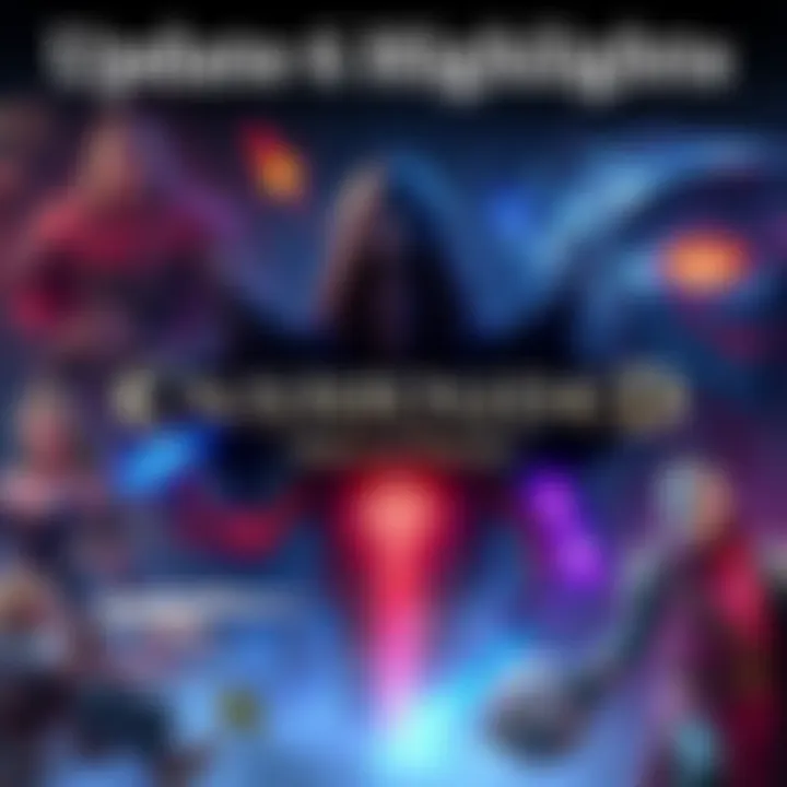A graphic showing new features and changes from Update 6 of Enshrouded: Thralls of Twilight, featuring gameplay elements and characters.