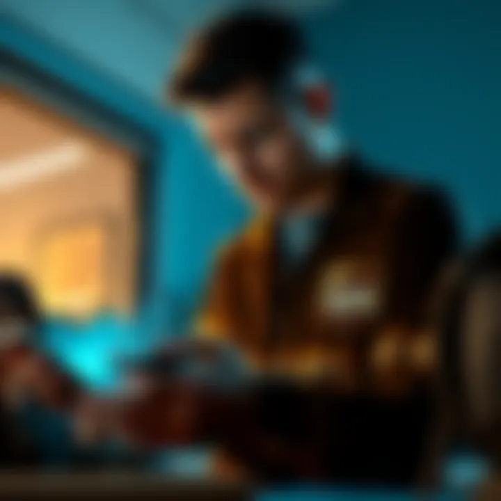 Frustrated customer checking UPS tracking for Steam Deck delivery at home