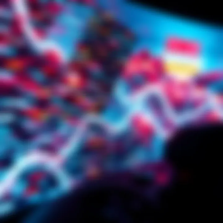 Upscaling Graphics Issue A close-up of a gaming screen showing blurry graphics with sharpened edges and grainy texture, representing the frustration with upscaling technology in modern games.