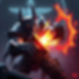 A visual of Ursa, the hero, with a focus on his Maul ability in action, showing its weak scaling against strength items, highlighting his struggles as a carry.