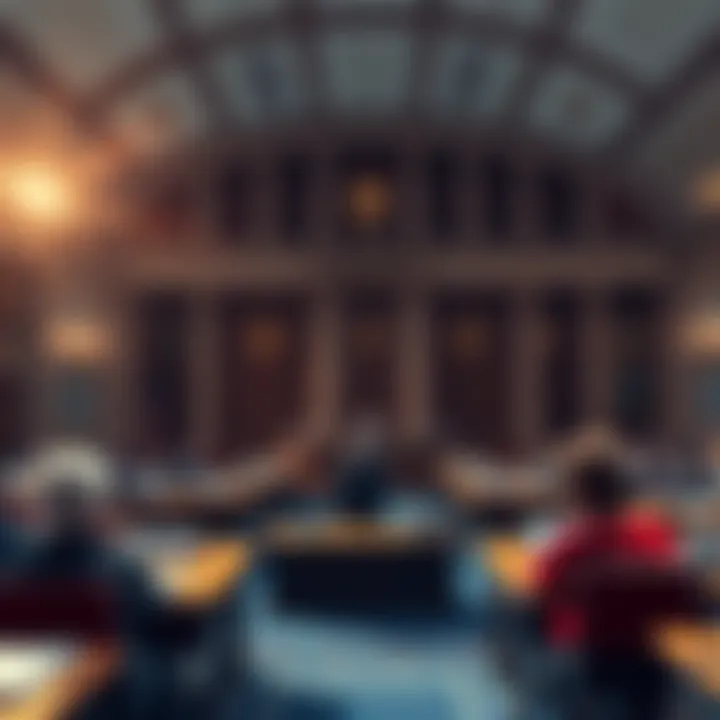 A US Senate hearing room with lawmakers discussing Roblox and child safety concerns