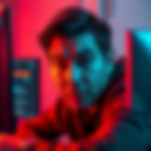 An individual displaying disappointment while looking at their Microsoft Rewards account on a computer screen