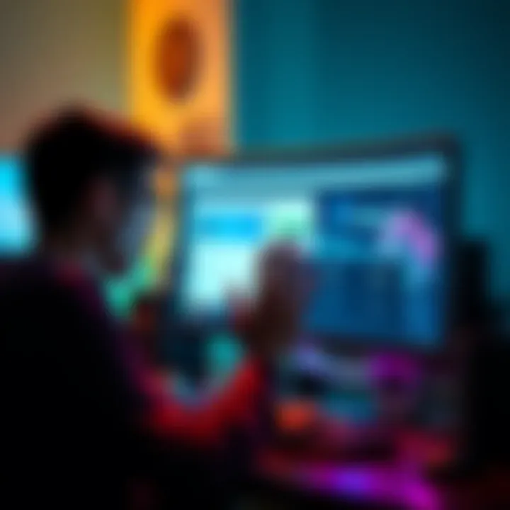 A frustrated user looking at a computer screen with G2A website open, trying to link PayPal for a refund