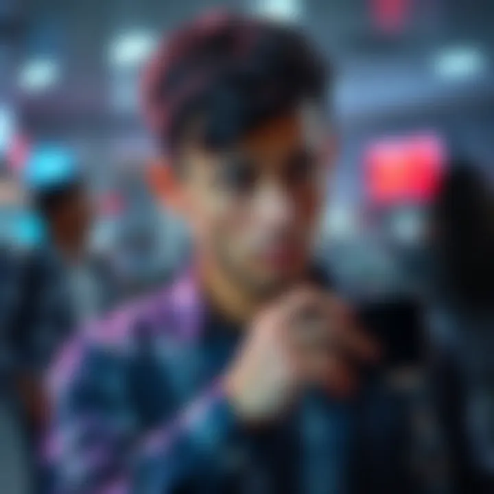 A person looking puzzled while holding a smartphone, with a surprised expression on their face. The scene captures confusion over an unexpected phone find.