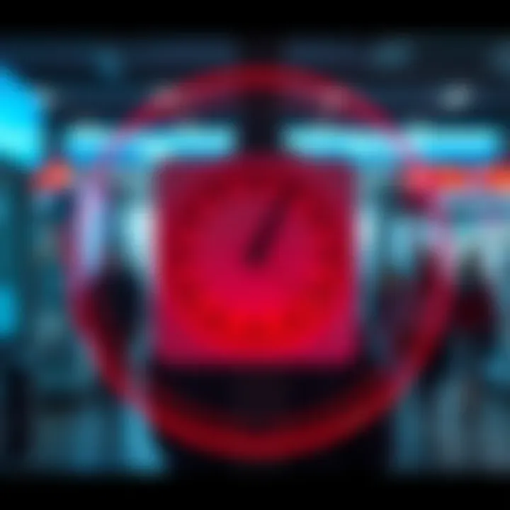 A sign indicating user restrictions with a clock symbol showing time limits