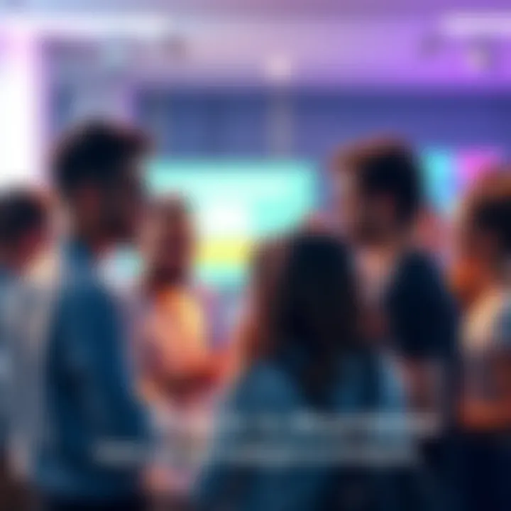 A group of people discussing their thoughts on Embark's performance in a forum setting.