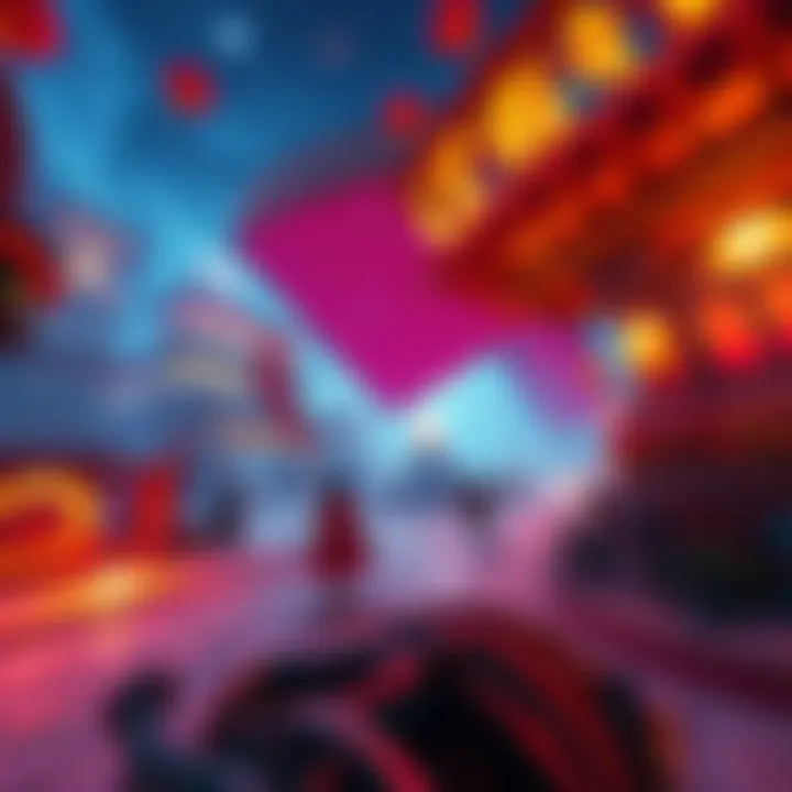 A vibrant scene captured using the in-game camera in Uth Duna, showcasing stunning visuals and gameplay elements.