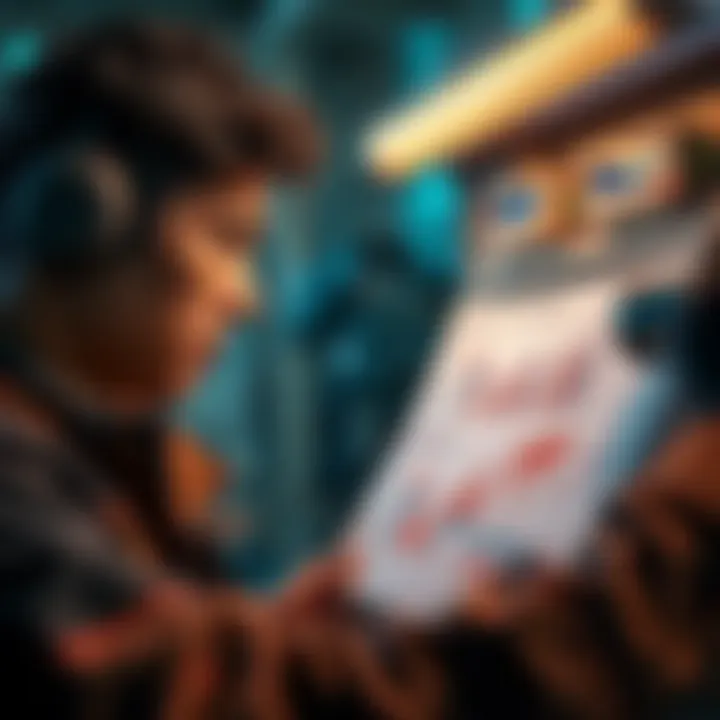 A person looking at power requirements charts for utilities missions with a questioning expression.