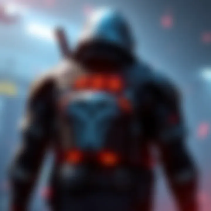 A player upgrading their Uzina Getica armor pieces including a backpack, chest, and holster in a game setting.