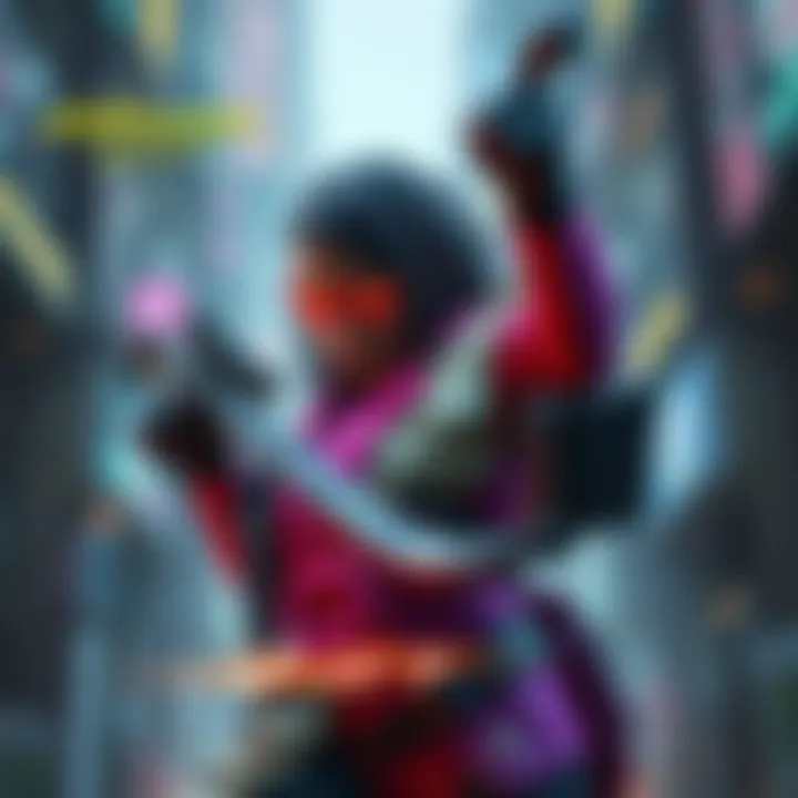 Character V displaying strength in a combat scenario in Cyberpunk 2077