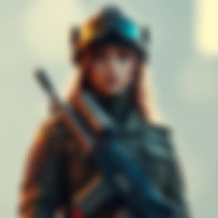 Valencina Av Iro in military gear Valencina Av Iro stands confidently in military uniform, representing her transformation from wealth seeker to elite soldier.