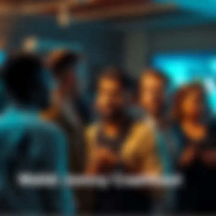 Group Discussing Valid Johnny Crashout A group of people gathered, actively discussing the latest developments on Valid Johnny Crashout, with expressions of concern and interest.