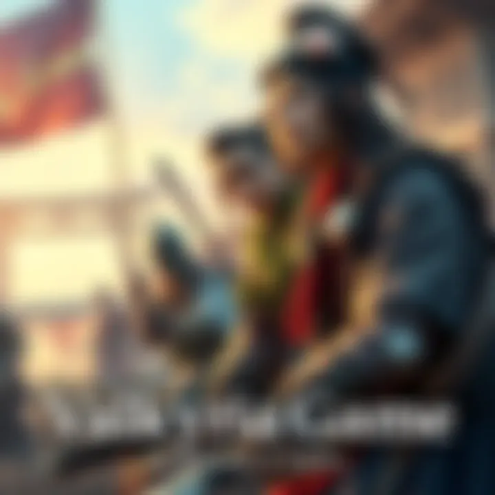 Valkyria Game in Showa Era A scene from the upcoming Valkyria game set in the Showa era, featuring characters in historical clothing and vibrant settings, showcasing exciting action and adventure.