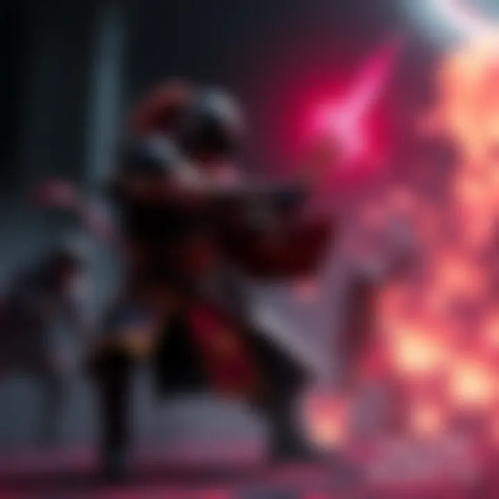 A character executing a perfect parry in a battle scene from Valor Mortis, showcasing skill-based combat.