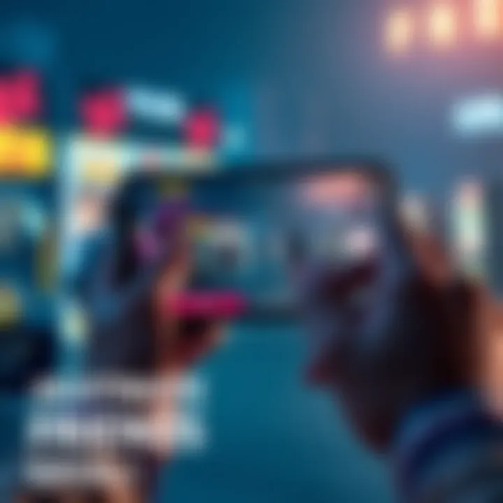 A player sending an invite to friends in Valorant Mobile on a smartphone screen