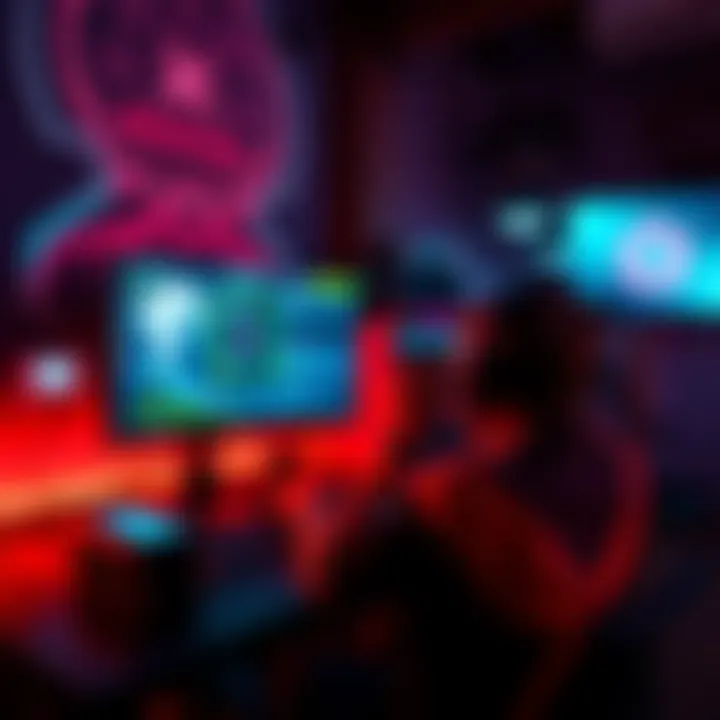 A Valorant player using Rawaccel software during gameplay, showing monitor and setup