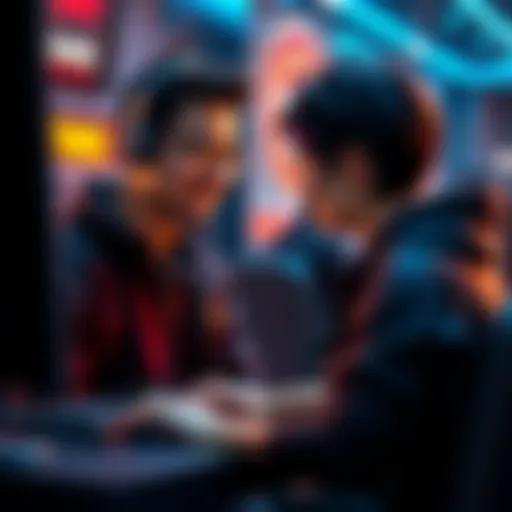 A friendly customer support representative assisting a gamer with a question about Valve's services.