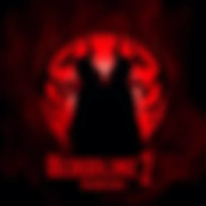 Two vampire clans featured in Bloodlines 2, illustrated as dark silhouettes against a red background, symbolizing the exclusive Day 1 DLC announcement.