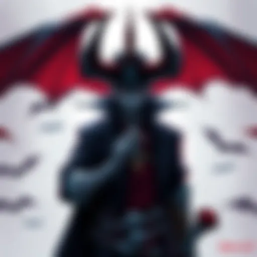 Artistic illustrations of vampire lieutenants showcasing unique character designs and styles.