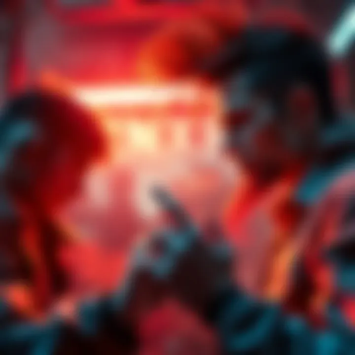 Developers examining the pixelated hair of a Vampire skin character in a game