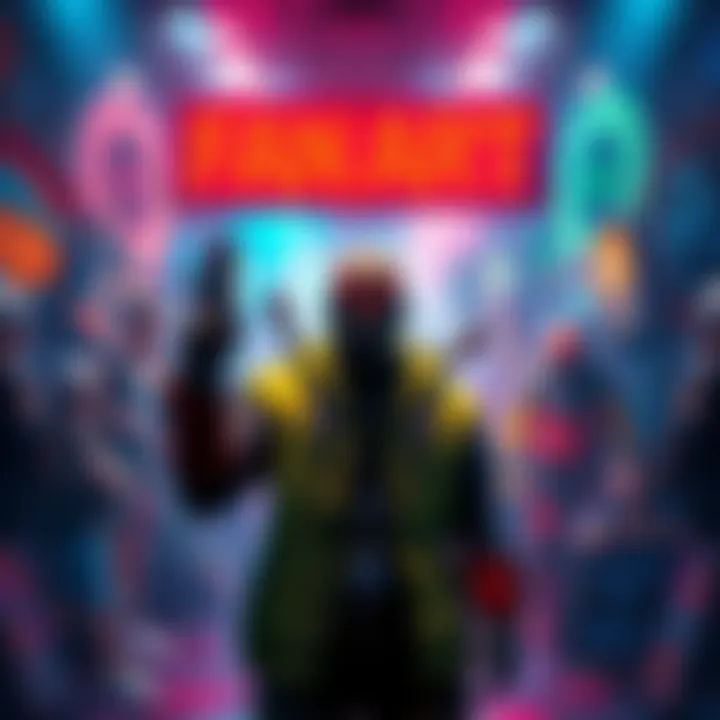 A collection of vibrant Vandal fan art pieces showcasing various artistic styles and themes