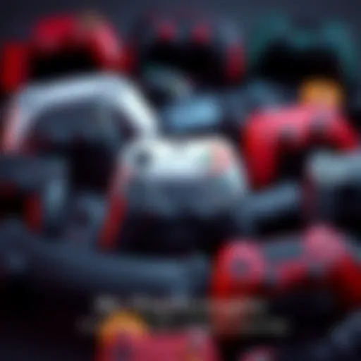 A collection of different video game controllers representing diverse gaming experiences