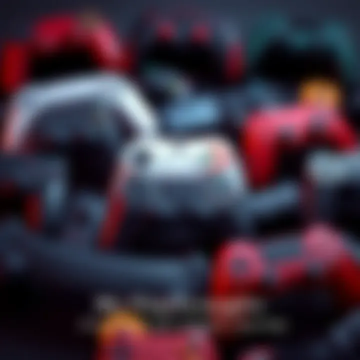 A collection of different video game controllers representing diverse gaming experiences