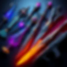 A selection of different weapons available in the game Cyte, showcasing diversity beyond Sobek.
