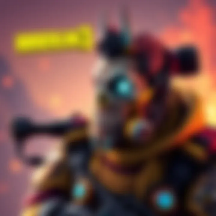 A digital art of Vaughn, a character from Borderlands 3, showcasing his unique style and personality.